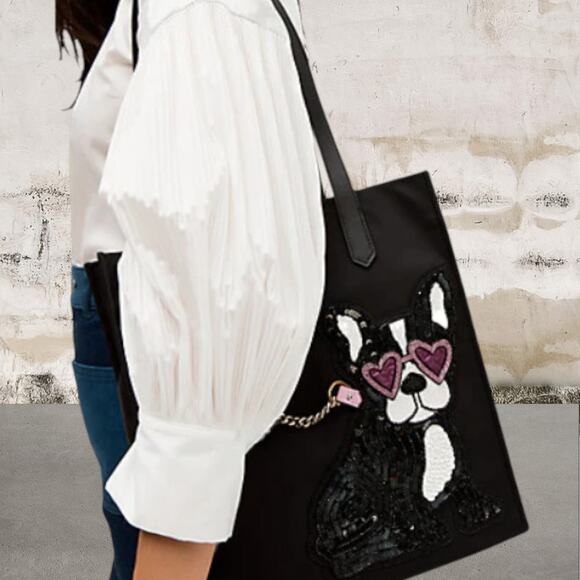 Kate Spade New York Kitt Francois Large North South Tote + Wallet + Charm - Picture 1 of 13